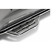 N-Fab Nerf Bar - Truck Wheel to Wheel Polished Stainless Steel Round - HPF17105CC-6-SS