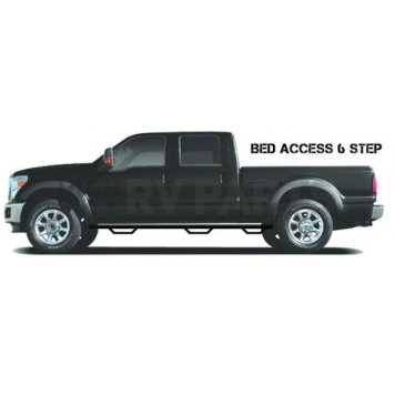 N-Fab Nerf Bar - Truck Wheel to Wheel Polished Stainless Steel Round - HPF17105CC-6-SS-2