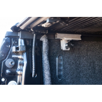 Pace Edwards Tonneau Cover Hard Manual Retractable Black Matte Powder Coated Aluminum - KMCA34A65-1
