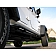 N-Fab Rocker Panel Guard - Black Round Tube Textured Powder Coated Steel Single - J074RKR