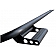 N-Fab Rocker Panel Guard - Black Round Tube Powder Coated Steel Single - J182RKR
