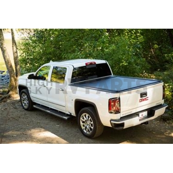 Pace Edwards Tonneau Cover Hard Manual Retractable Black Matte Powder Coated ArmorTek Vinyl Over Aluminum - KRFA31A62
