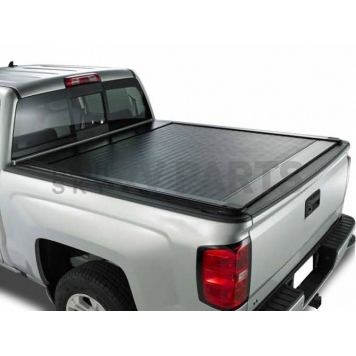 Pace Edwards Tonneau Cover Hard Manual Retractable Black Matte Powder Coated ArmorTek Vinyl Over Aluminum - KRTA10A38-1