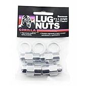 Gorilla Lug Nut 1/2x20 Chrome Plated Pack Of 4 - 73187SMB