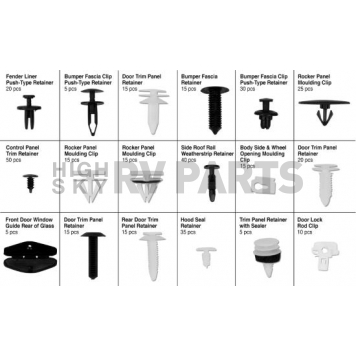 Performance Tool Body Hardware Assortment W5240-1
