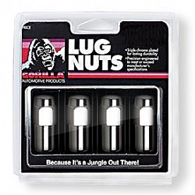 Gorilla Lug Nut 14x1.5 Chrome Plated Pack Of 4 - 75147