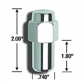 Gorilla Lug Nut 9/16x18 Chrome Plated Pack Of 4 - 75197B