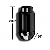 Gorilla Lug Nut 14x2.0 Black Chrome Box Of 16 - 76108BC