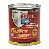 Por 15 Rust Treatment - Gloss Black 1 Quart Can - 45004