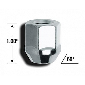 Gorilla Lug Nut 14x2.0 Chrome Plated Pack Of 4 - 90007B