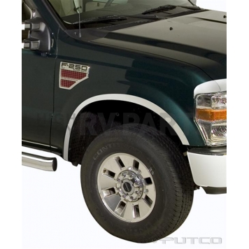 Putco Fender Trim - Full Wheel Well Stainless Steel Polished - 97179