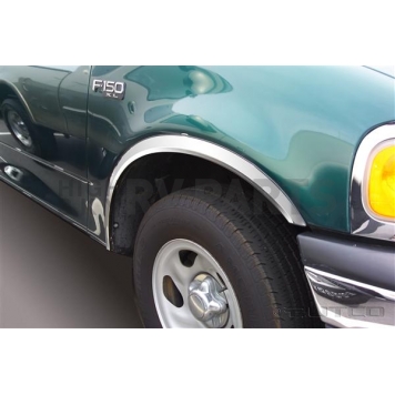 Putco Fender Trim - Full Wheel Well Stainless Steel Polished - 97214