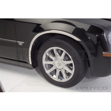 Putco Fender Trim - 3/4 Wheel Well Stainless Steel Polished - 97333