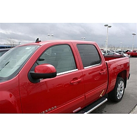 Putco Window Trim - Chrome Plated Stainless Steel Silver - 97503