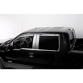Putco Window Trim - Chrome Plated ABS Plastic Silver - 97508