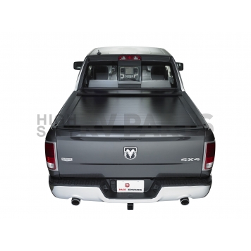 Pace Edwards Tonneau Cover Hard Manual Retractable Black Powder Coated Aluminum - SMCA34A65