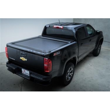 Pace Edwards Tonneau Cover Hard Manual Retractable Black Aluminum - SWCA28A59