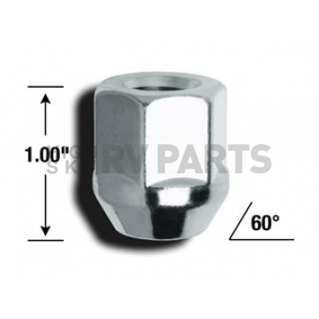 Gorilla Lug Nut 12x1.5 Chrome Plated Pack Of 4 - 90037B