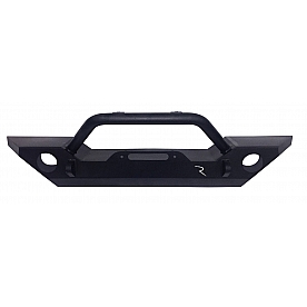 Rampage Bumper 1-Piece Design Steel Black - 99306