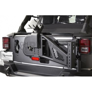 Rampage Bumper 1-Piece Design Recovery Steel Black - 99606