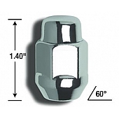 Gorilla Lug Nut 14x2.0 Chrome Plated Pack Of 100 - 91108