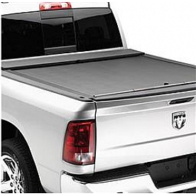 Roll-N-Lock Tonneau Cover Soft Manual Retractable Black Vinyl Adhered To Interlocking Aluminum Panels - LG152M