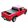 Roll-N-Lock Tonneau Cover Soft Manual Retractable Black Vinyl Adhered To Interlocking Aluminum Panels - LG206M