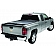 Roll-N-Lock Tonneau Cover Soft Manual Retractable Black Vinyl Adhered To Interlocking Aluminum Panels - LG207M