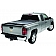 Roll-N-Lock Tonneau Cover Soft Manual Retractable Black Vinyl Adhered To Interlocking Aluminum Panels - LG271M