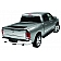 Roll-N-Lock Tonneau Cover Soft Manual Retractable Black Vinyl Adhered To Interlocking Aluminum Panels - LG446M