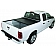 Roll-N-Lock Tonneau Cover Soft Manual Retractable Black Vinyl Adhered To Interlocking Aluminum Panels - LG455M