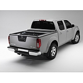 Roll-N-Lock Tonneau Cover Soft Manual Retractable Black Vinyl Adhered To Interlocking Aluminum Panels - LG881M