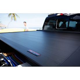 Roll-N-Lock Tonneau Cover Hard Power Retractable Black Powder Coated Aluminum - RC101E