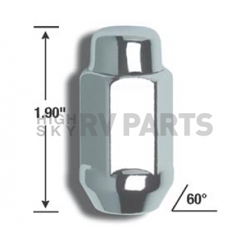 Gorilla Lug Nut 14x1.5 Chrome Plated Pack Of 4 - 91147XLB