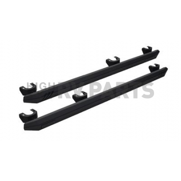 Rampage Rocker Panel Guard - Flat Steel Black Powder Coated Set Of 2 - 26410031