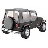 Rampage Soft Top - Gray Standard Top Fabric - 68111