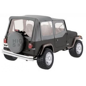 Rampage Soft Top - Gray Standard Top Fabric - 68111