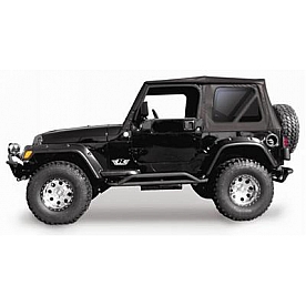 Rampage Soft Top - Black Diamond Standard Top Fabric - 68735