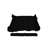 Rampage Duster Deck Cover - Covers Rear Cargo Area Vinyl Black Diamond - 741135