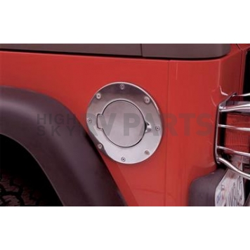 Rampage Fuel Door - Aluminum Round - 75000