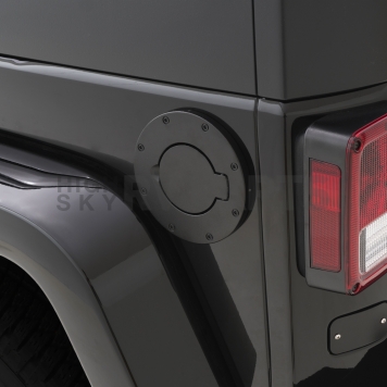 Rampage Fuel Door - Black Round - 750138-1