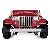 Rampage Grille Insert - Chrome Plated Plastic Rectangular - 7511