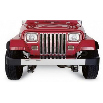 Rampage Grille Insert - Chrome Plated Plastic Rectangular - 7511