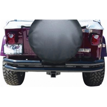 Rampage Bumper 1-Piece Design Steel Black - 7648