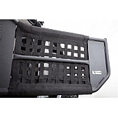 Rampage Door - Tubular Lower Half Powder Coated Black Steel Set Of 2 - 7683