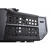 Rampage Door - Tubular Lower Half Powder Coated Black Steel Set Of 2 - 7695