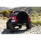 Rampage Spare Tire Cover Denim Black Fabric 37 Inch - 773575
