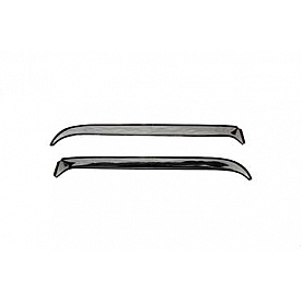 Rampage Rainguard - Silver Stainless Steel Set Of 2 - 77415