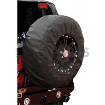 Rampage Spare Tire Cover Black Diamond Fabric 35 Inch - 783535