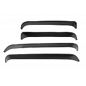 Rampage Rainguard - Black Acrylic Set Of 4 - 78918